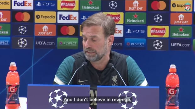 Klopp: 'I don’t believe in revenge'